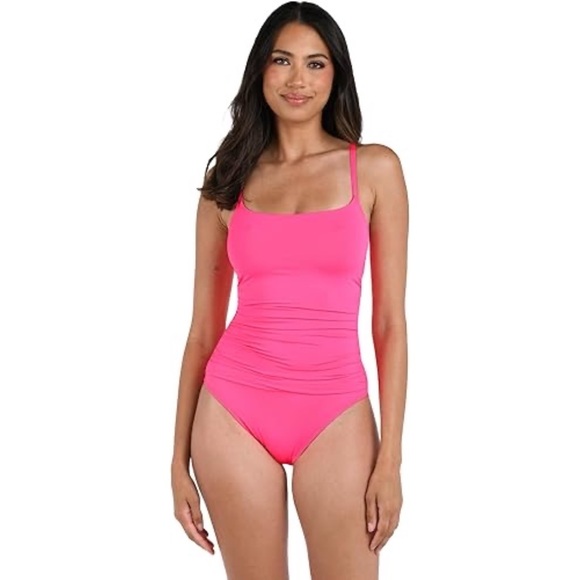 La Blanca Other - La Blanca Island Goddess Ruched Body One Piece Swimsuit
